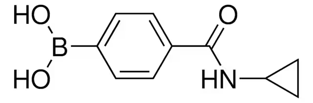 4-(Cyclopropylaminocarbonyl)phenylboronic acid structure, CAS 515140-26-8