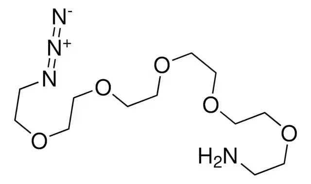 17-Azido-3,6,9,12,15-pentaoxaheptadecan-1-amine structure, CAS 516493-93-9