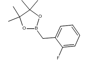 2-Fluorobenzylboronic acid pinacol ester structure, CAS 517920-60-4