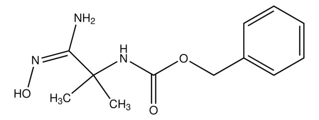 Benzyl [2-amino-2-(hydroxyimino)-1,1-dimethylethyl]carbamate structure, CAS 518047-98-8