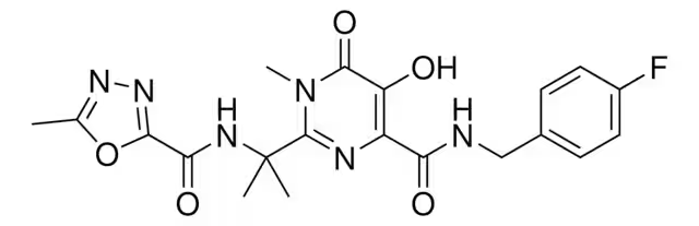Raltegravir structure, CAS 518048-05-0