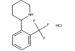 2-[2-(Trifluoromethyl)phenyl]piperidine structure, CAS 526182-94-5