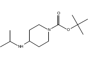 1-Boc-4-Isopropylaminopiperidine structure, CAS 534595-51-2