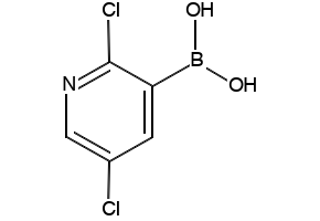 2,5-Dichloropyridine-3-boronic acid structure, CAS 536693-97-7