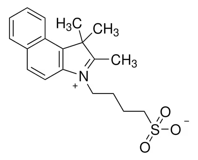 3-Butyl-1,1,2-trimethyl-1H-benz[e]indolium hexafluorophosphate(1-) (1:1) structure, CAS 545387-09-5