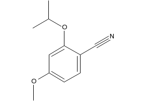 2-Isopropoxy-4-methoxybenzonitrile structure, CAS 548472-47-5