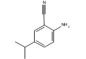2-Amino-5-(1-methylethyl)benzonitrile structure, CAS 549488-76-8