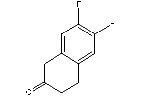 6,7-Difluoro-2-tetralone structure, CAS 552321-02-5