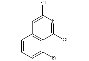 6-Bromo-1,3-dichloroisoquinoline structure, CAS 552331-05-2