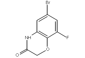 6-Bromo-8-fluoro-2H-benzo[b][1,4]oxazin-3(4H)-one structure, CAS 560082-53-3