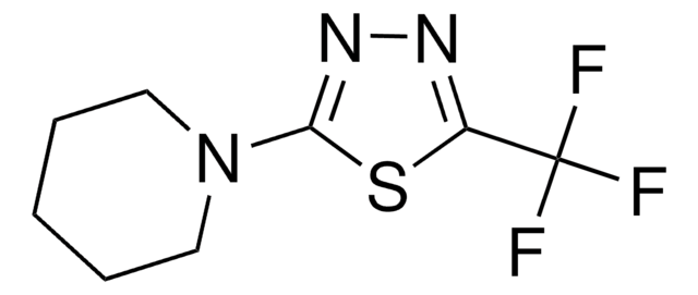 1-(5-(Trifluoromethyl)-1,3,4-thiadiazol-2-yl)piperazine structure, CAS 562858-09-7