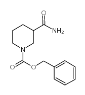 1-Cbz-3-piperidinecarboxamide structure, CAS 569348-14-7