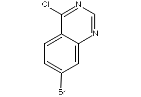 7-Bromo-4-chloroquinazoline structure, CAS 573675-55-5