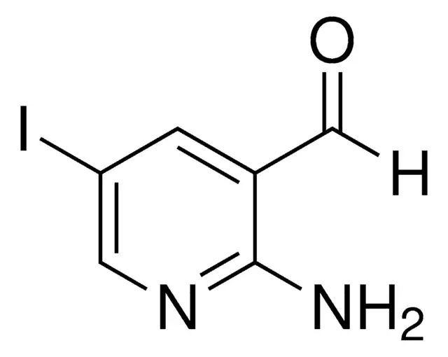 2-Amino-5-iodopyridine-3-carboxaldehyde structure, CAS 578007-67-7