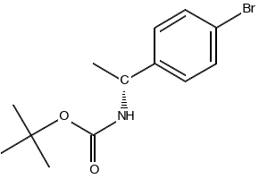 tert-Butyl [(1R)-1-(4-bromophenyl)ethyl]carbamate structure, CAS 578729-21-2