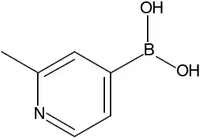 2-Methylpyridine-4-boronic acid structure, CAS 579476-63-4