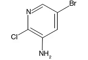 2-Chloro-3-amino-5-bromopyridine structure, CAS 588729-99-1