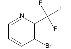 3-Bromo-2-trifluoromethylpyridine structure, CAS 590371-58-7