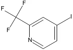 4-Iodo-2-(trifluoromethyl)pyridine structure, CAS 590371-73-6