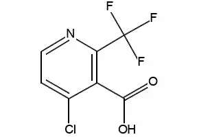 2-Chloro-4-(trifluoromethyl)nicotinic acid structure, CAS 590371-81-6