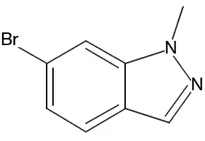 6-Bromo-1-methyl-1H-indazole structure, CAS 590417-94-0