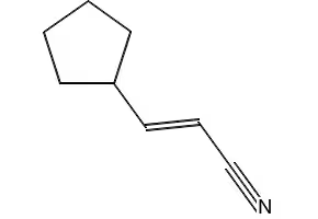 3-Cyclopentylacrylonitrile structure, CAS 591769-05-0