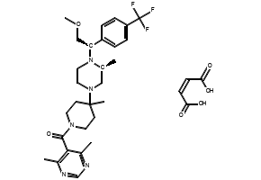 Vicriviroc maleate structure, CAS 599179-03-0