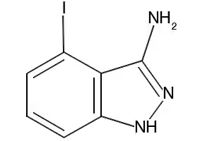 4-Iodo-1H-indazol-3-amine structure, CAS 599191-73-8
