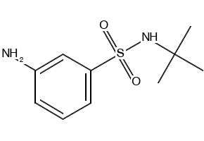 3-Amino-N-(tert-butyl)benzenesulfonamide structure, CAS 608523-94-0