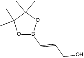(E)-3-(4,4,5,5-Tetramethyl-1,3,2-dioxaborolan-2-yl)-2-propen-1-ol structure, CAS 608534-39-0