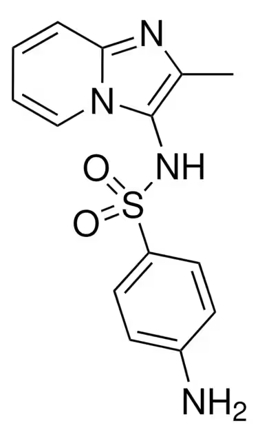 4-(2-Methylimidazo[1,2-a]pyridin-3-yl)-2-pyrimidinamine structure, CAS 611239-37-3