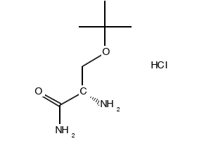 2-Amino-3-(tert-butoxy)propanamide structure, CAS 614731-01-0