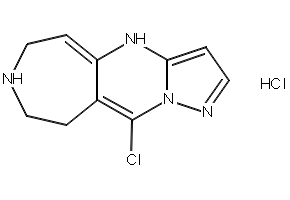 2,4-Dichloro-6,7,8,9-tetrahydro-5H-pyrimido[4,5-d]azepine hydrochloride structure, CAS 635698-50-9