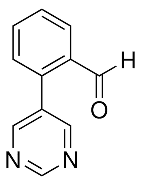 2-(Pyrimidin-5-yl)benzaldehyde structure, CAS 640769-71-7