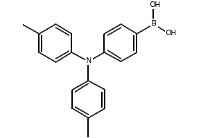 B-[4-[Bis(4-methylphenyl)amino]phenyl]boronic acid structure, CAS 654067-65-9