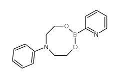 N-Phenyldiethanolamine 2-pyridylboronate structure, CAS 662138-96-7
