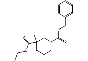N-Cbz-3-Methylnipecotic acid ethyl ester structure, CAS 664364-60-7