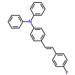 [4-[2-(4-Fluorophenyl)vinyl]phenyl]diphenylamine structure, CAS 666830-53-1