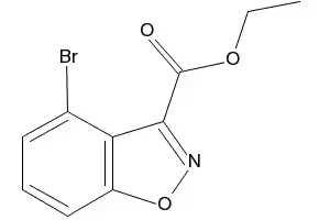 Ethyl 5-bromobenzo[d]isoxazole-3-carboxylate structure, CAS 668969-70-8