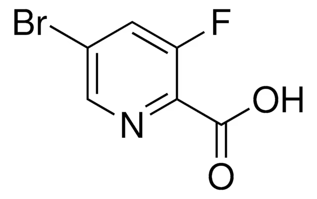 5-Bromo-3-fluoropyridine-2-carboxylic acid structure, CAS 669066-91-5