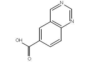 Quinazoline-6-carboxylic acid structure, CAS 676326-53-7