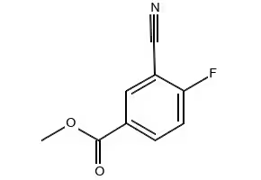 Methyl 3-cyano-4-fluorobenzoate structure, CAS 676602-31-6