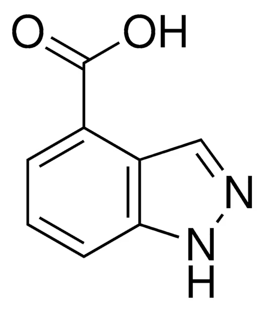 1H-Indazole-4-carboxylic acid structure, CAS 677306-38-6
