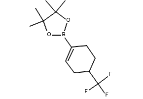 4-(Trifluoromethyl)-1-cyclohexen-1-boronic acid pinacol ester structure, CAS 683242-93-5