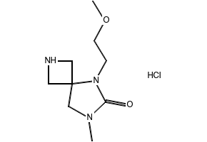 2,5,7-Triazaspiro[3.4]octan-8-one hydrochloride structure, CAS 686344-68-3