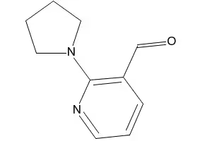 2-(1-Pyrrolidinyl)-3-pyridinecarboxaldehyde structure, CAS 690632-39-4