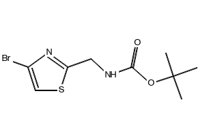 tert-Butyl (4-bromothiazol-2-yl)methylcarbamate structure, CAS 697299-87-9
