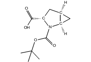 (1R,3S,5R)-2-Azabicyclo[3.1.0]hexane-3-carboxamide structure, CAS 700376-57-4