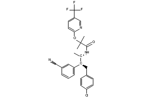 Taranabant structure, CAS 701977-09-5
