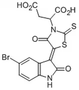 N-[3-[[5-Iodo-4-[[3-[(2-thienylcarbonyl)amino]propyl]amino]-2-pyrimidinyl]amino]phenyl]-1-pyrrolidinecarboxamide structure, CAS 702675-74-9